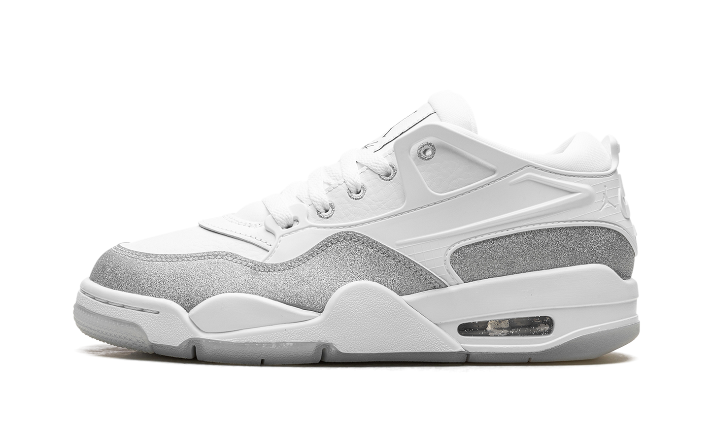 Air Jordan 4 RM WMNS White Metallic Silver HQ3441 111