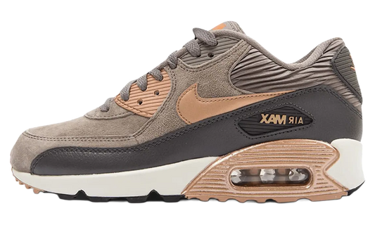 Nike Air Max 90 Leather WMNS "Iron Metallic Red Bronze" 768887 201