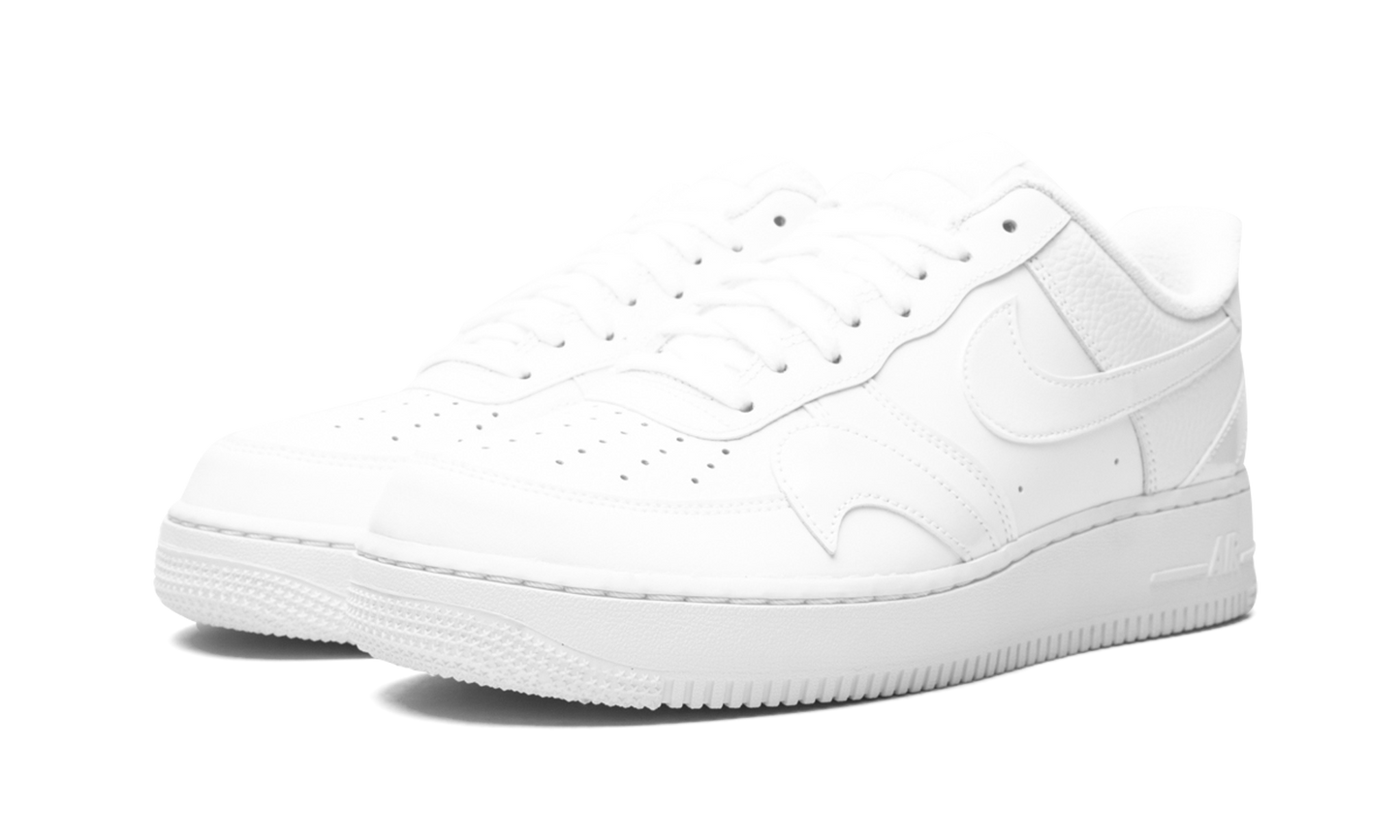 Nike Air Force 1 '07 LV8 "Misplaced Swoosh - Triple White"