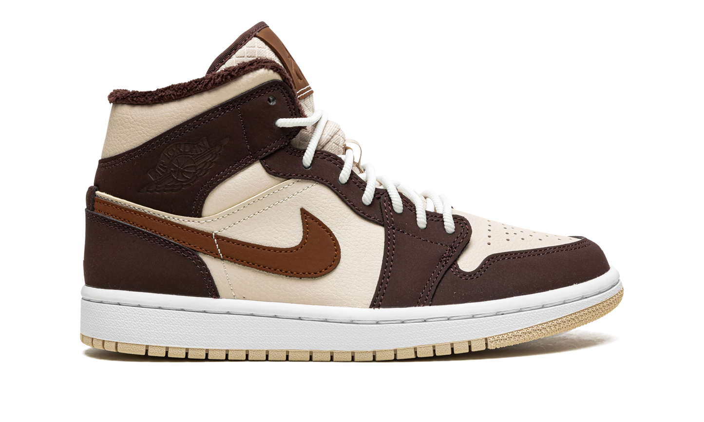 AIR JORDAN 1 MID SE WMNS Brown Basalt Fleece DO6699 200
