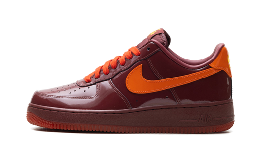 Nike Air Force 1 Low "Patent Leather Dark Team Red Safety Orange" IO4489 601