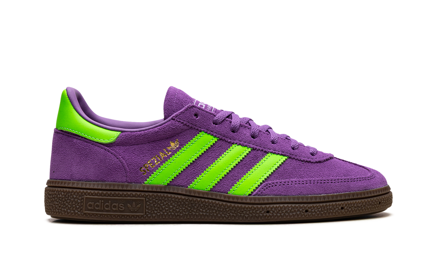 Adidas Handball Spezial Elastic WMNS "Active Purple Solar Green" JS0251