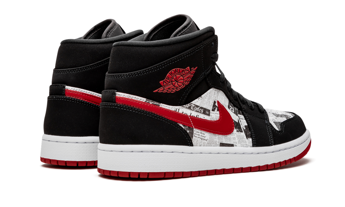 Air Jordan 1 Mid SE Newspaper Air Times 852542 061