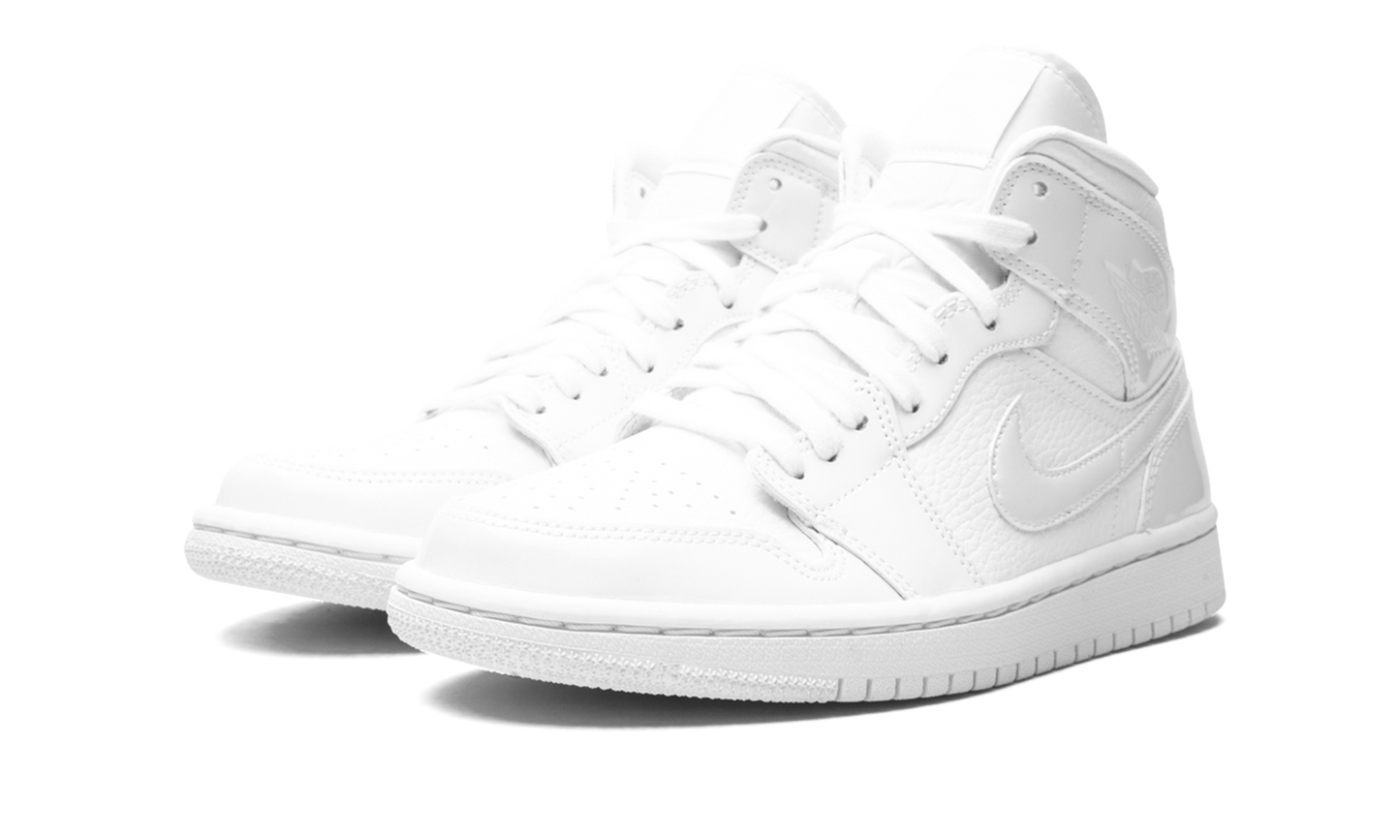 AIR JORDAN 1 MID WMNS Triple White BQ6472 100