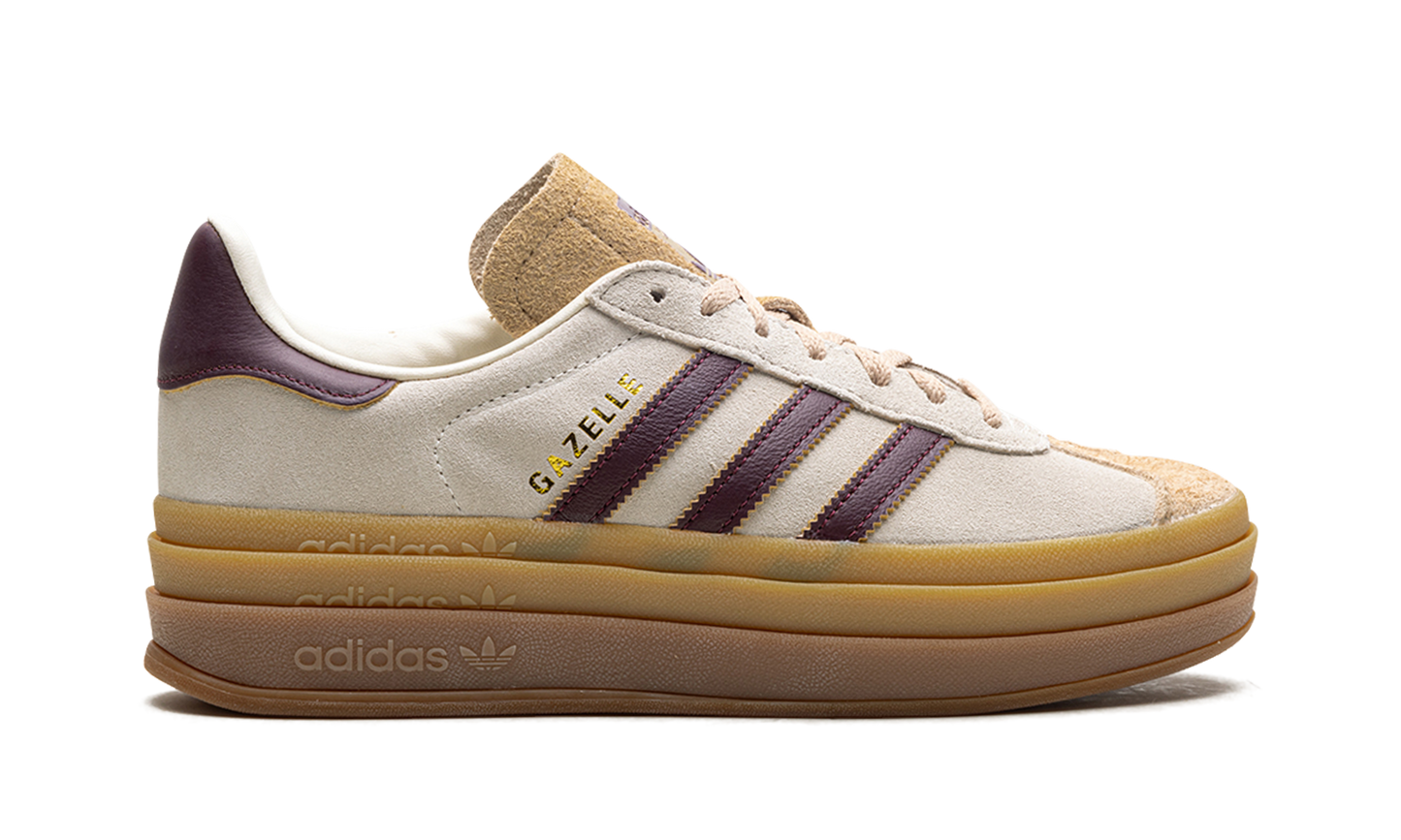 Adidas Gazelle WMNS "Cream White Maroon" JQ5127
