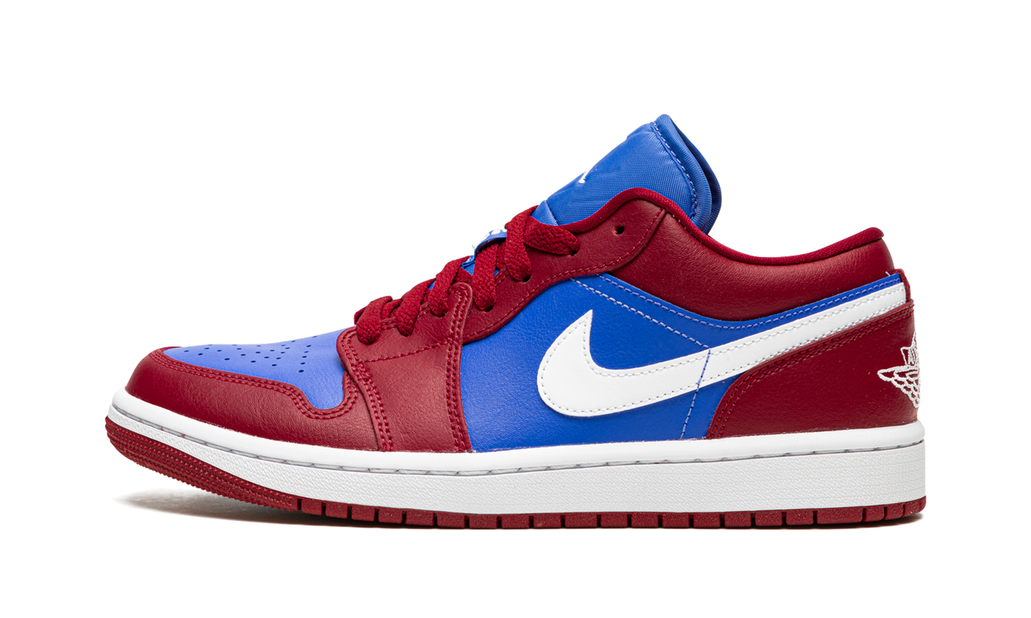 AIR JORDAN 1 LO WMNS Pomegranate / Medium Blue DC0774 604