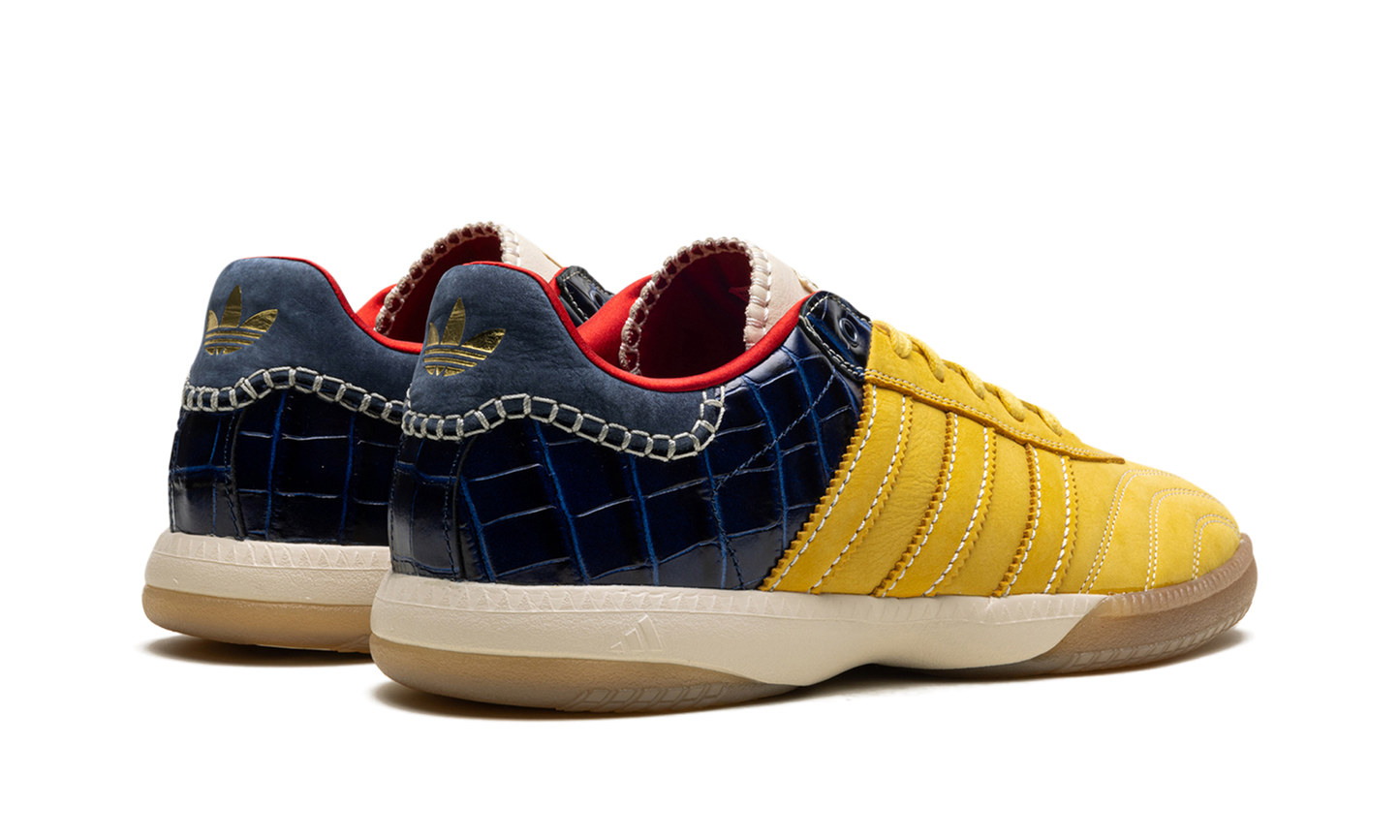 Adidas Samba Millenium "Wales Bonner - Fade Gold / Navy Croc" IH8407
