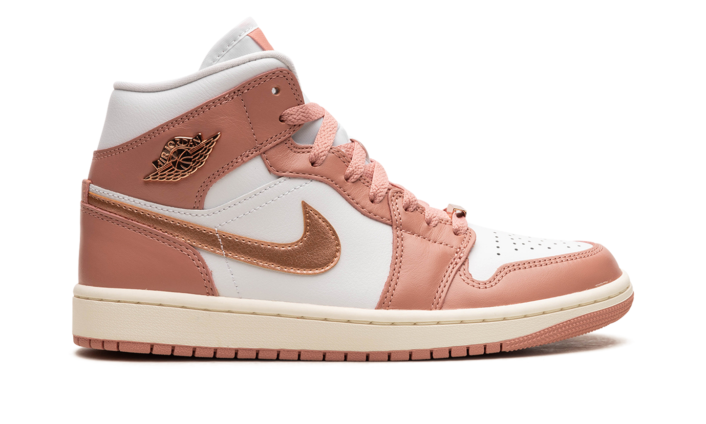 AIR JORDAN 1 MID WMNS RED STARDUST FB9892 670