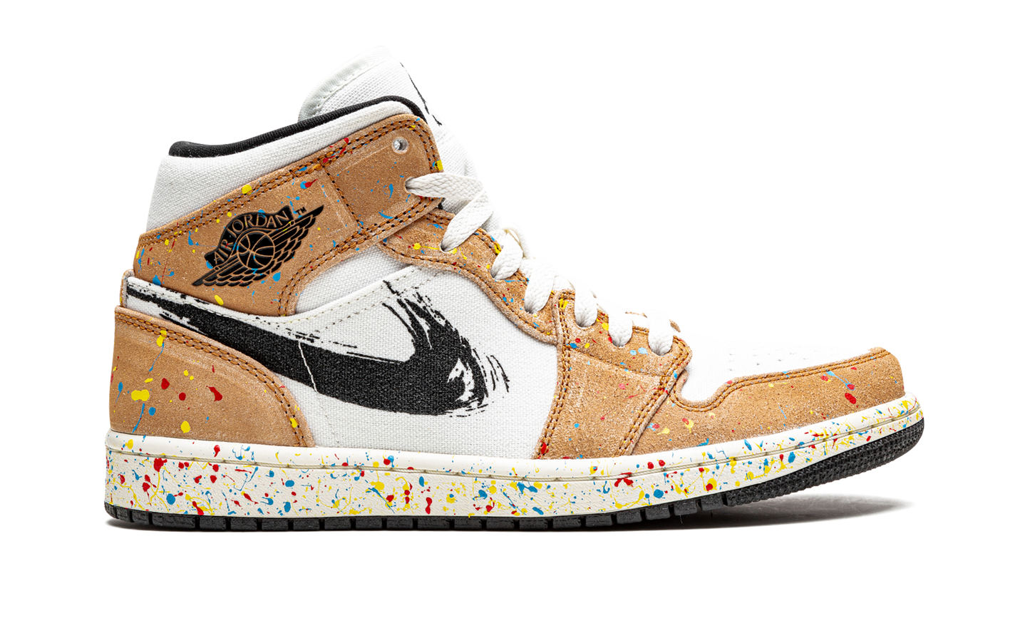 Air Jordan 1 Mid SE Brushstroke DA8005 100