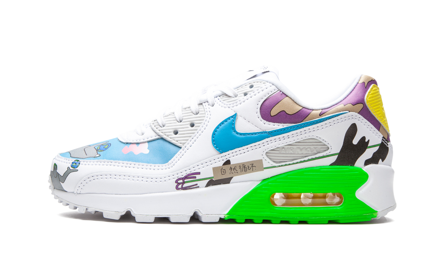 Nike Flyleather Air Max 90 QS "Ruohan Wang" CZ3992 900