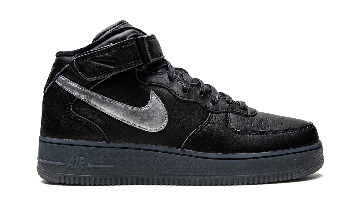Nike Air Force 1 Mid "Black / Metallic Silver" DX3061 001