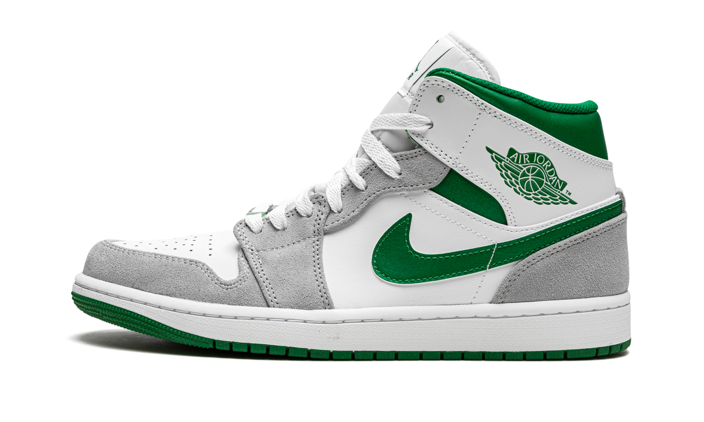 Air Jordan 1 Mid SE Grey / Pine Green / White DC7294 103