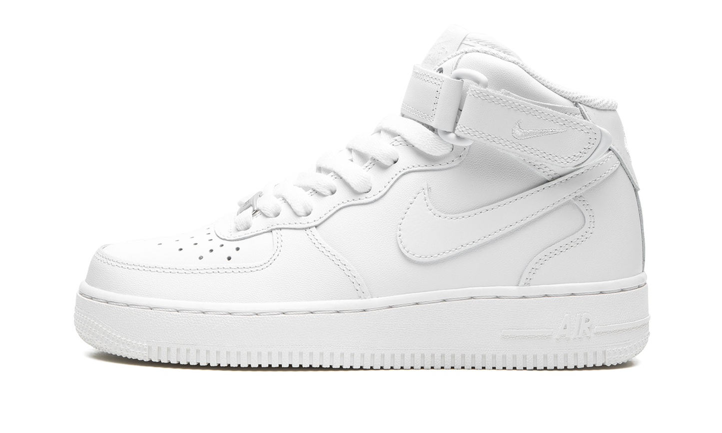 Nike AIR FORCE 1 '07 MID MNS WMNS Triple White DD9625 100