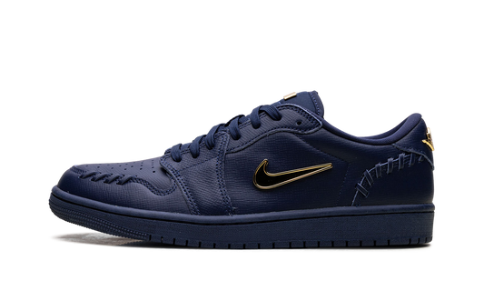 Jordan 1 Low WMNS Method of Make Midnight Navy Metallic Gold FN5032 400