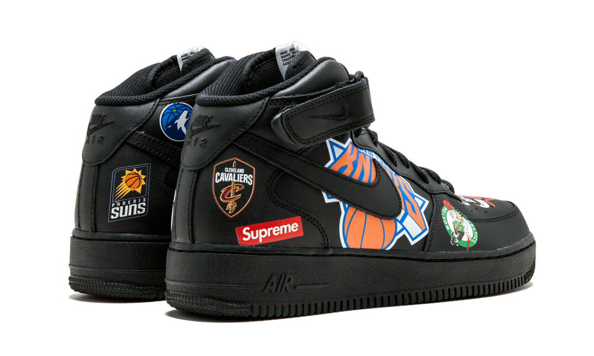 Nike Air Force 1 Mid '07 / Supreme "NBA" AQ8017 001