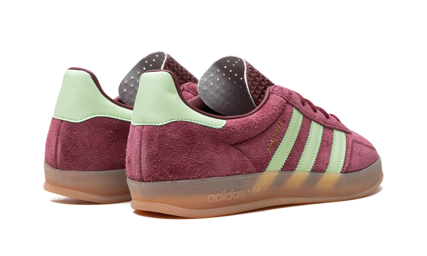 Adidas Gazelle Indoor "Shadow Red Semi Spark Green" IH7487