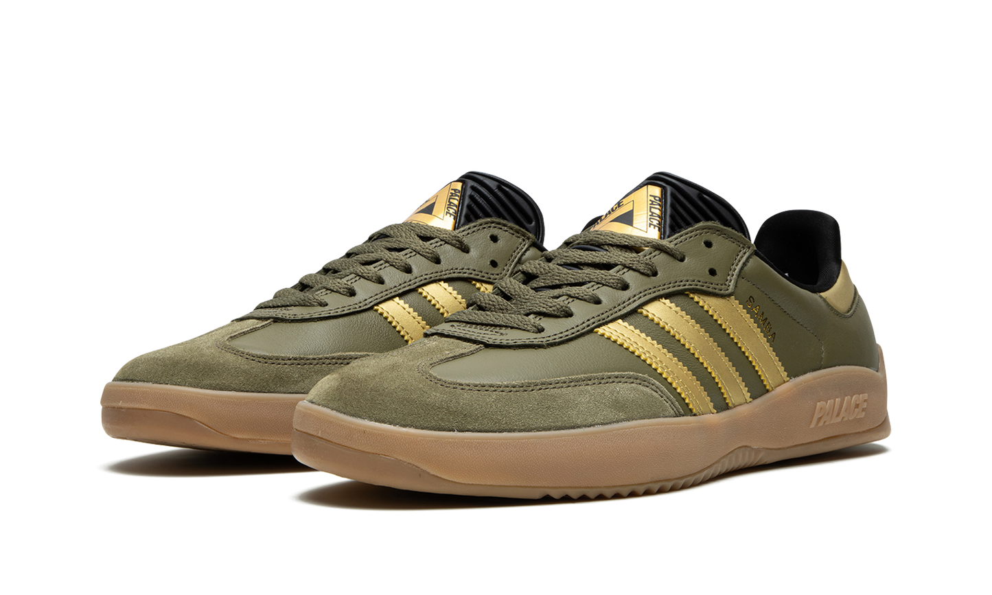 Adidas Puig Samba "Palace - Olive Gold" HQ6100