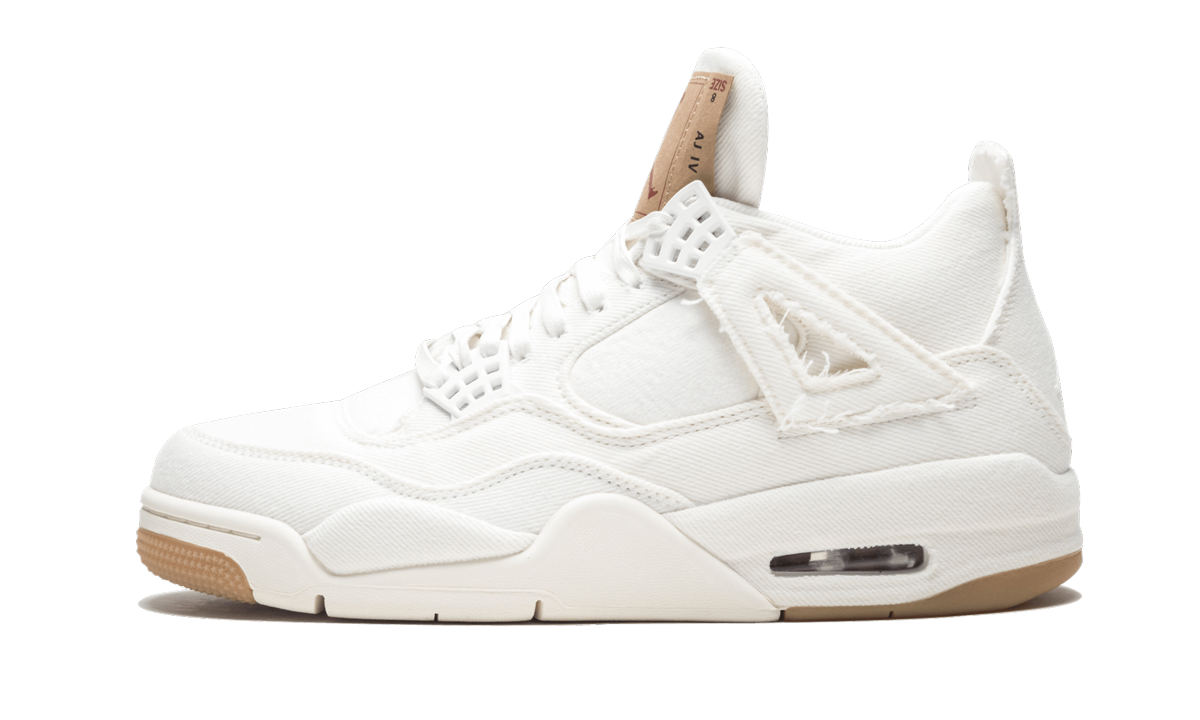 Air Jordan 4 Retro Levis NRG White Denim AO2571 100
