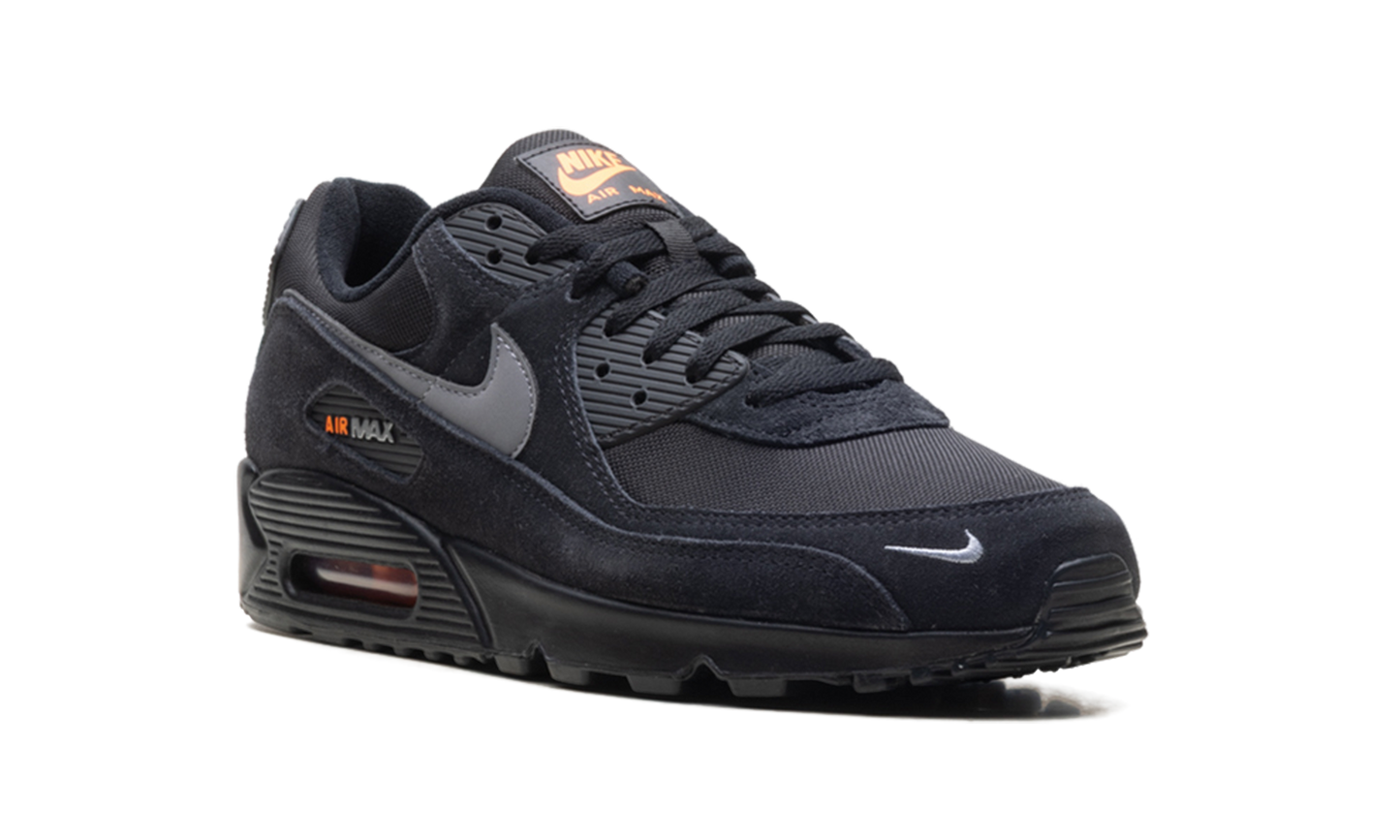 Nike Air Max 90 "Black Metallic Cool Grey Orange" DO6706 010
