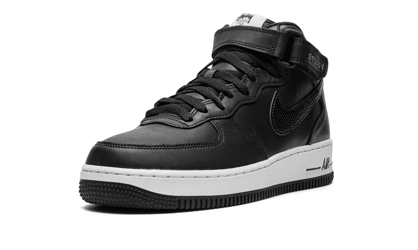 Nike Air Force 1 Mid "Stussy - Black" DJ7840 001