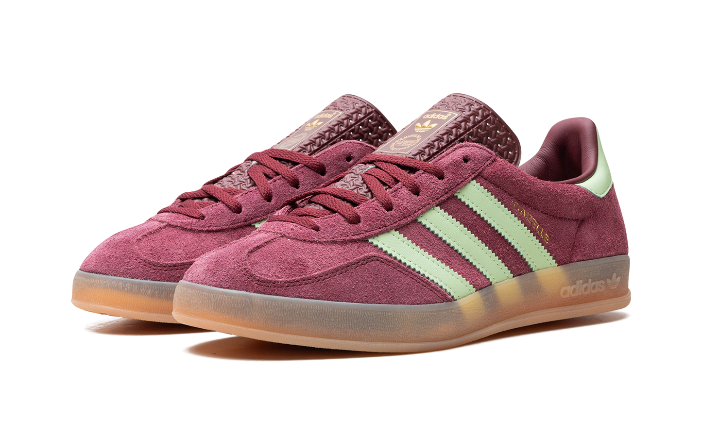 Adidas Gazelle Indoor "Shadow Red Semi Spark Green" IH7487