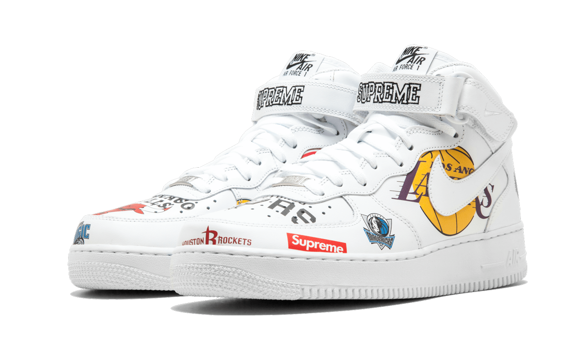 Nike Air Force 1 MID 07 / Supreme "NBA" AQ8017 100