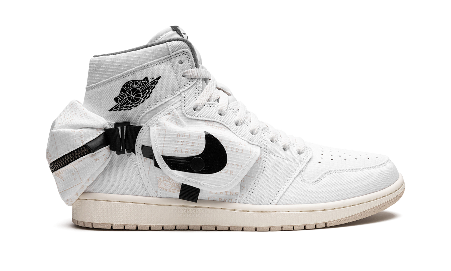 Air Jordan 1 Utility WHITE BLACK DO8727 100