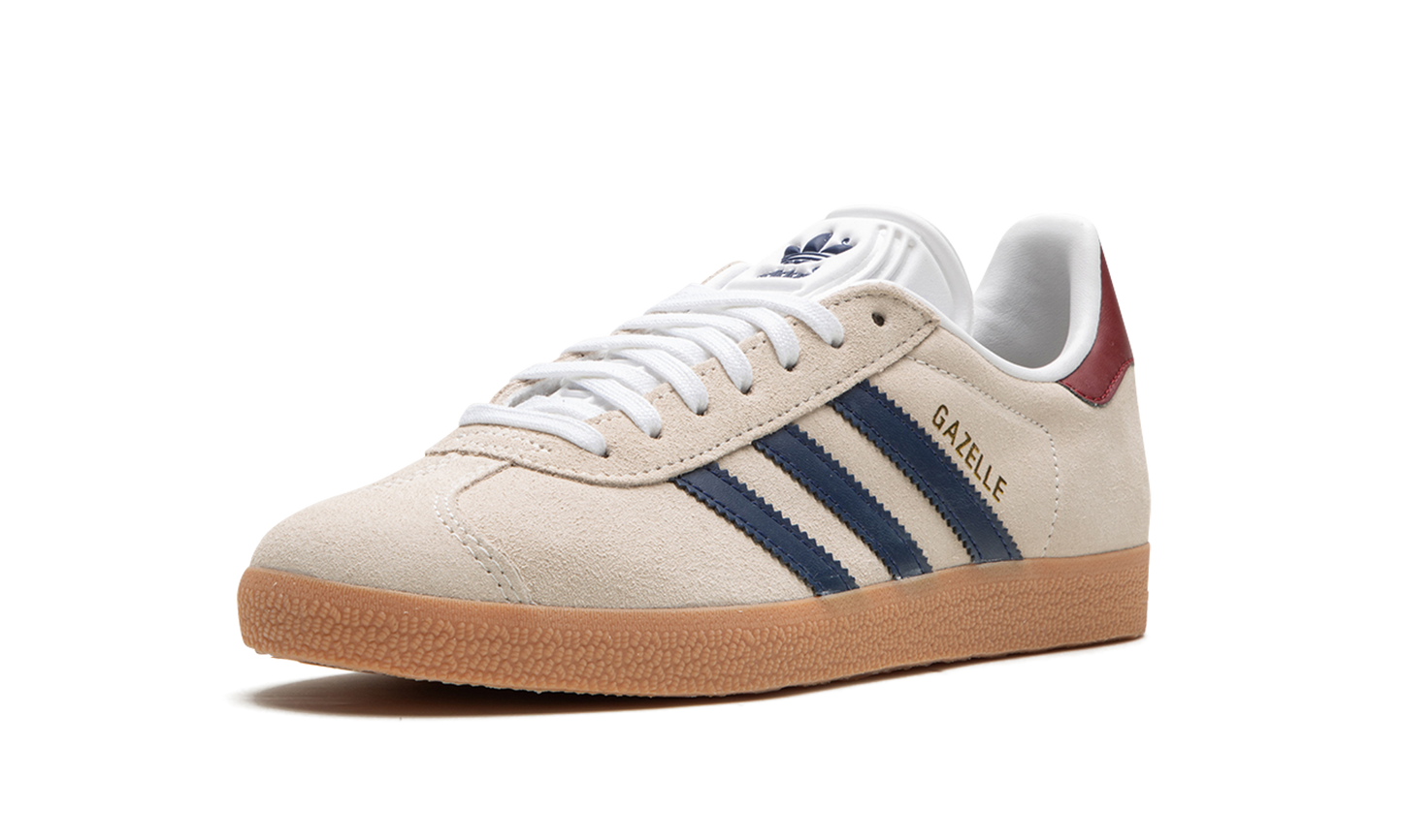 Adidas Gazelle "Off White / Dark Blue / Gum" IE0546