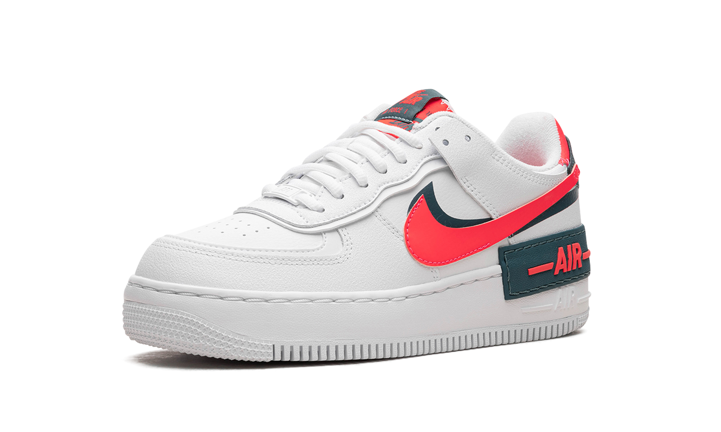 Nike AIR FORCE 1 SHADO NMS WMNS White Solar Red DB3902 100