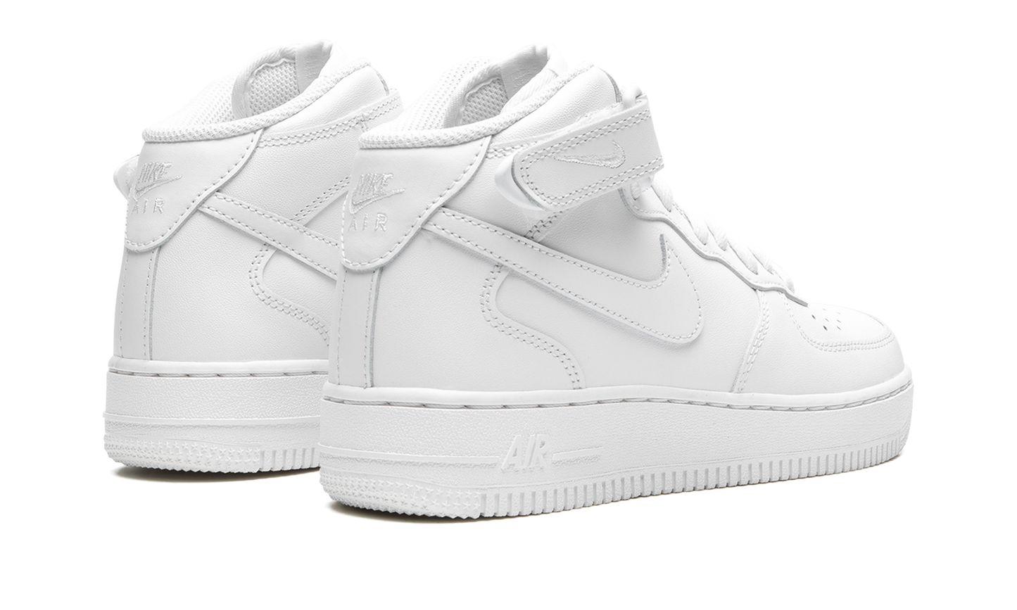 Nike AIR FORCE 1 '07 MID MNS WMNS Triple White DD9625 100