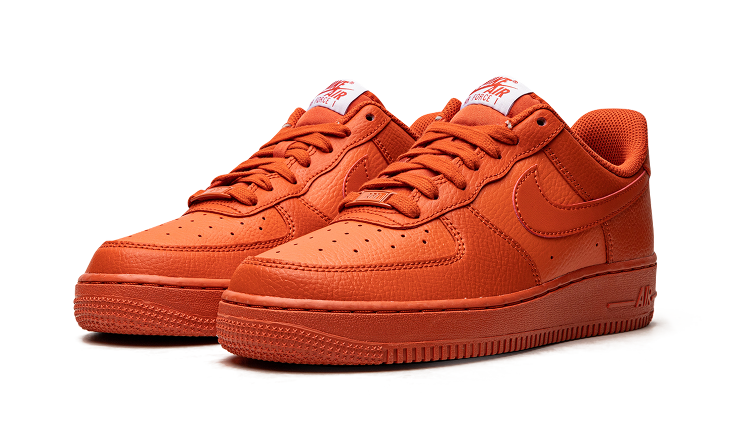 Nike AIR FORCE 1 '07 MNS WMNS Triple Orange DZ4442 800