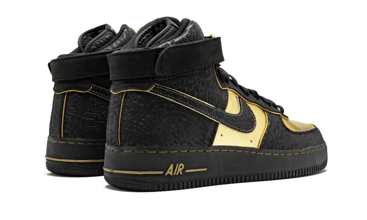 Nike Air Force 1 Hi Supreme "Black / Gold" 345189 002