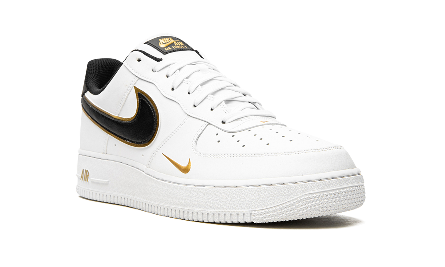 Nike Air Force 1 '07 LV8 "Double Swoosh - White / Black / Gold" DA8481 100