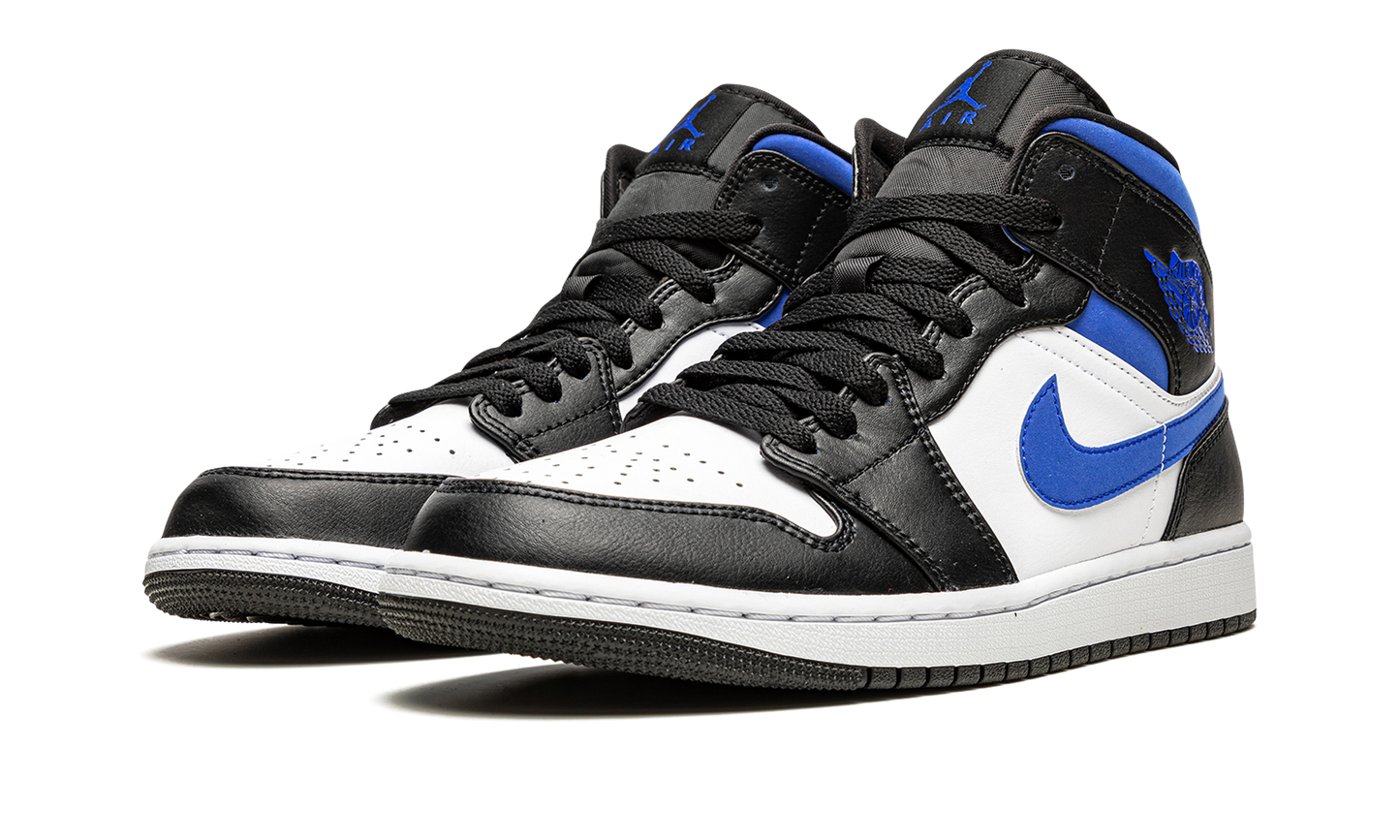 Air Jordan 1 Mid Racer Blue / Black / White 554724 140