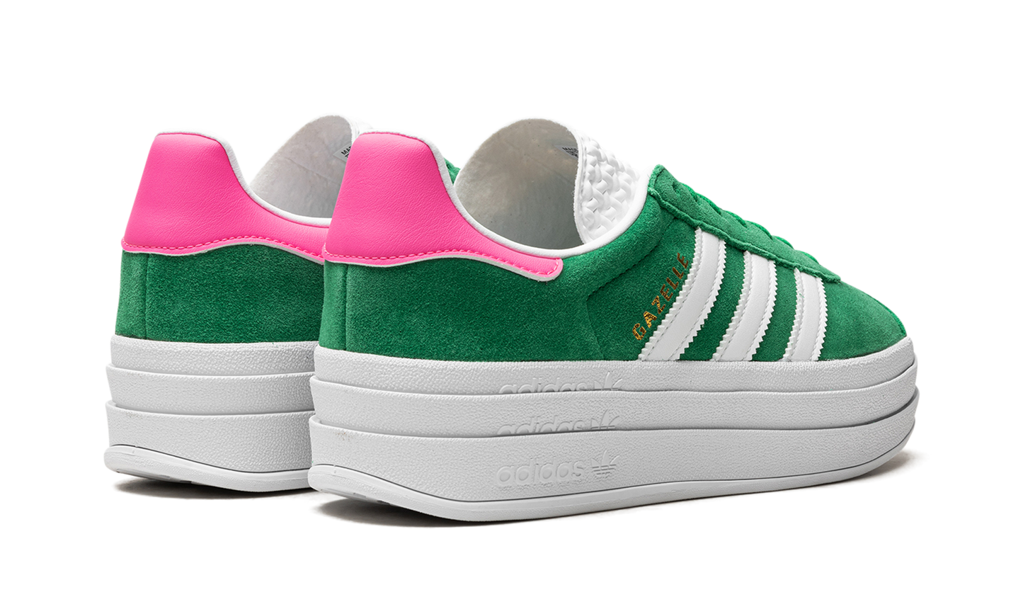 Adidas Gazelle Bold WMNS "Green Lucid Pink" IG3136