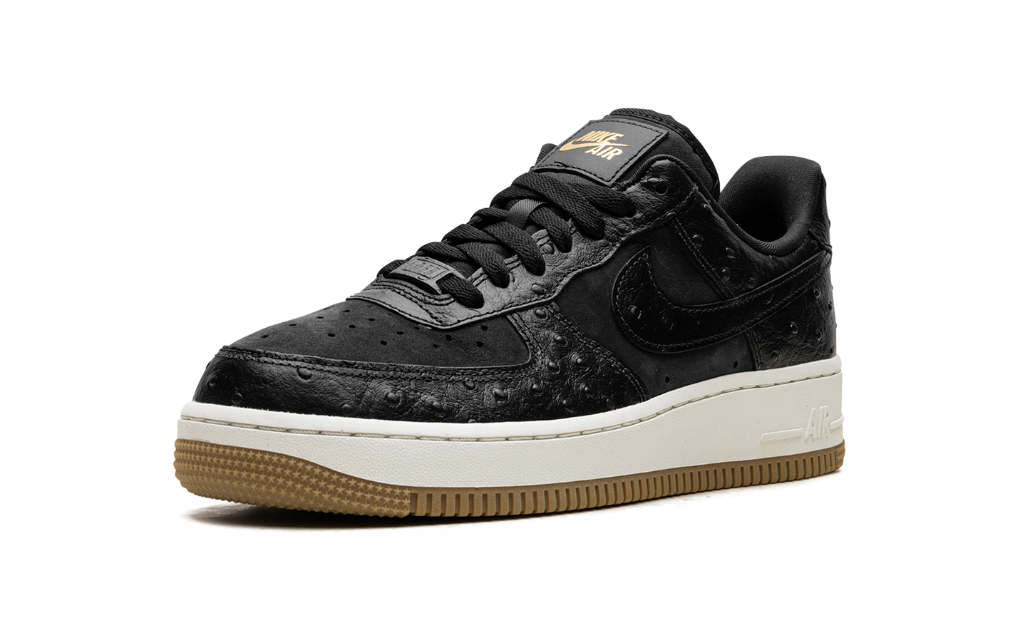 Nike Air Force 1 Low '07 WMNS Black Ostrich DZ2708 002