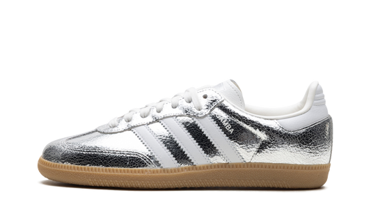 Adidas Samba OG WMNS "Silver Metallic Cracked Leather" JR0035