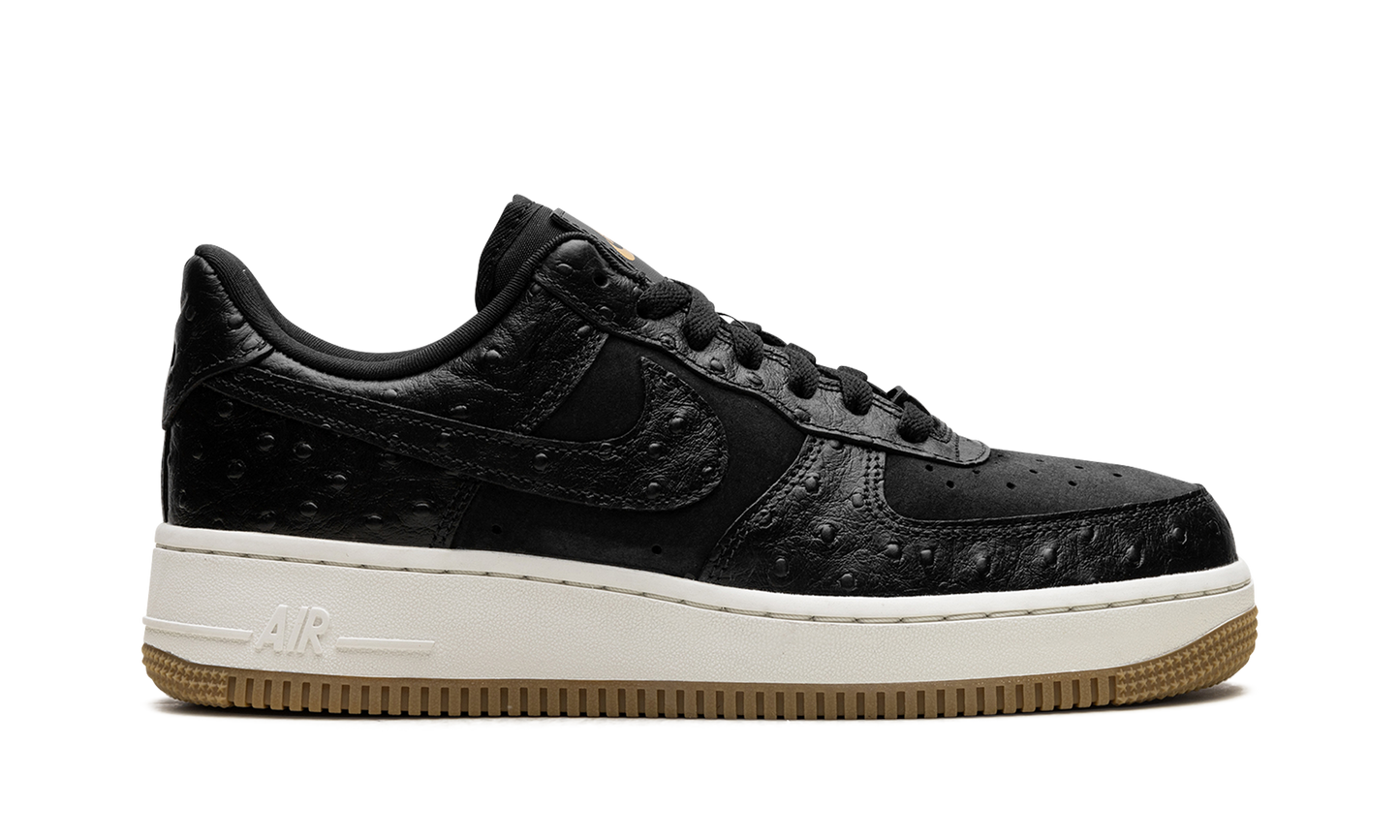 Nike Air Force 1 Low '07 WMNS Black Ostrich DZ2708 002