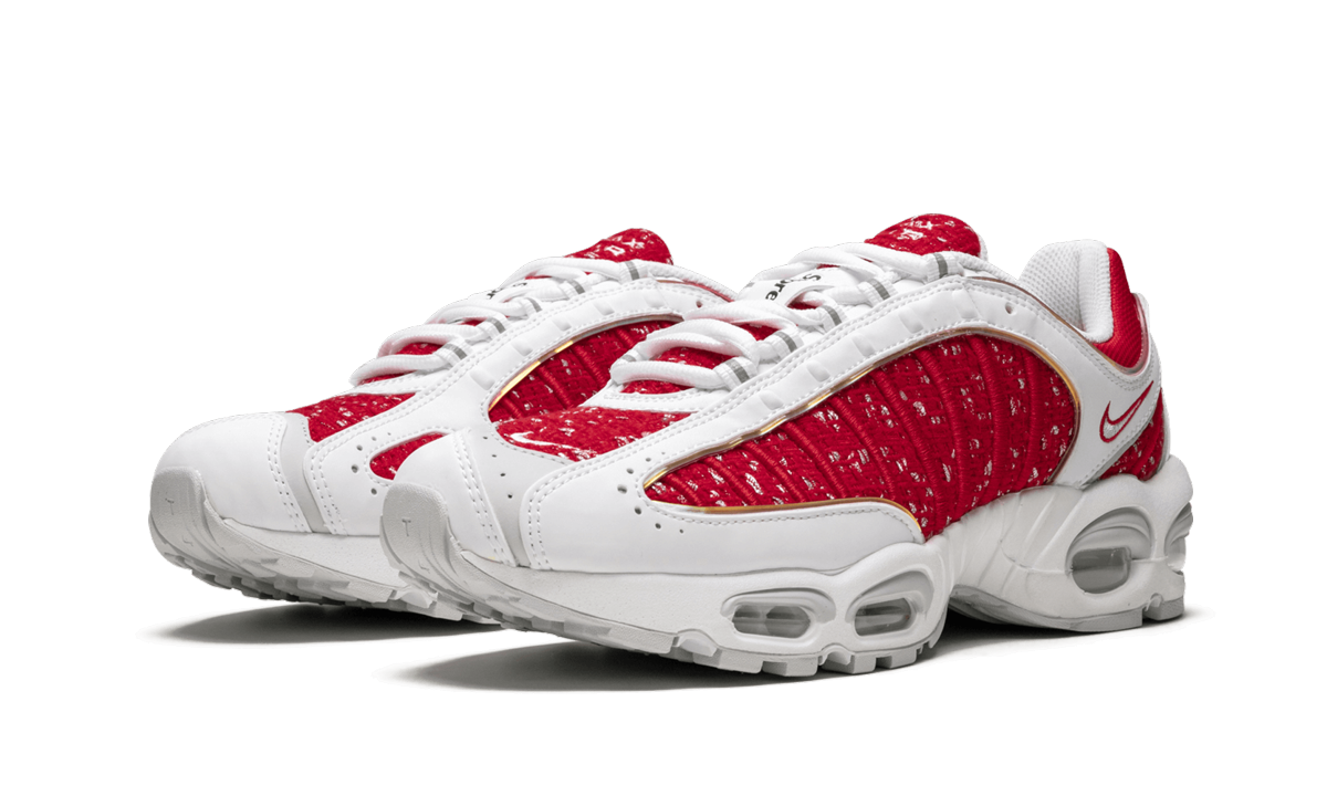 Nike Air Max Tailwind 4 / S "Supreme - White/Red" AT3854 100