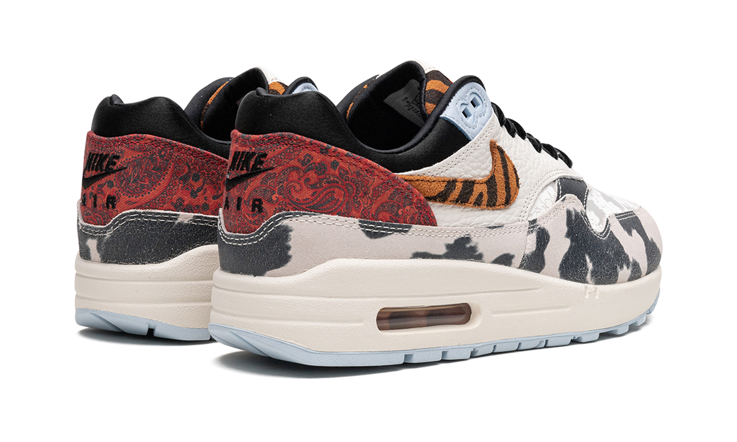 Nike AIR MAX 1 '87 MNS WMNS "Tiger Swoosh Cow Print" FD0827 133