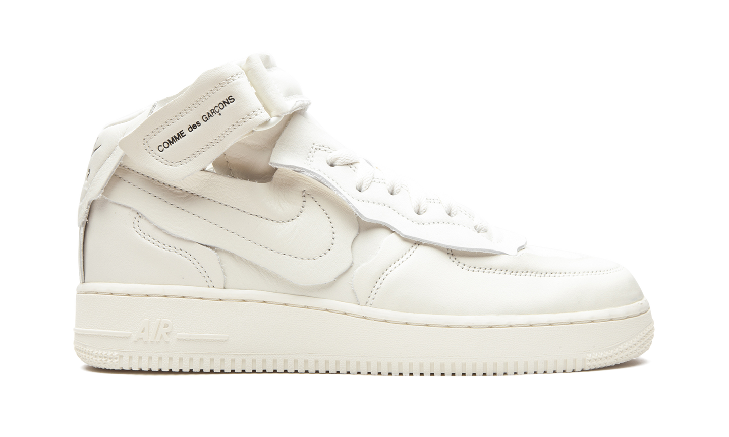 Nike Air Force 1 Mid "Comme des Garcons White"