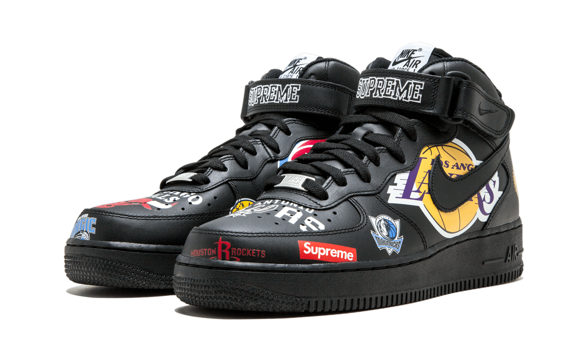 Nike Air Force 1 Mid '07 / Supreme "NBA" AQ8017 001