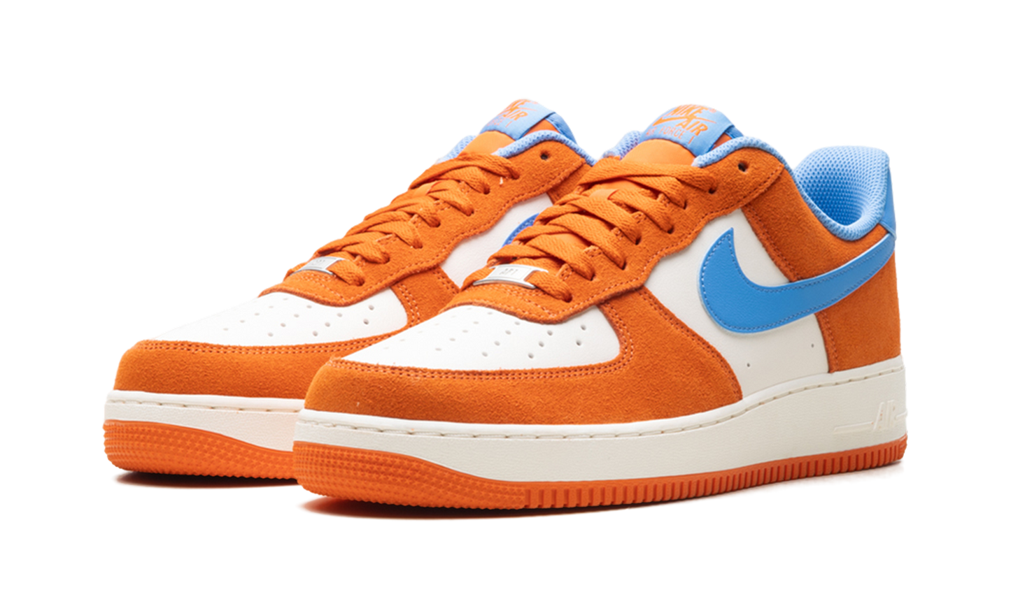 Nike Air Force 1 '07 LV8 "Safety Orange / University Blue" FQ8714 800