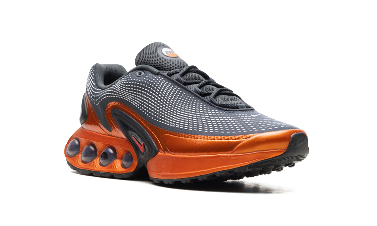 Nike AIR MAX DN QS "Dark Smoke Grey/Metallic Dark Grey/Salsa Red" HJ6695 001