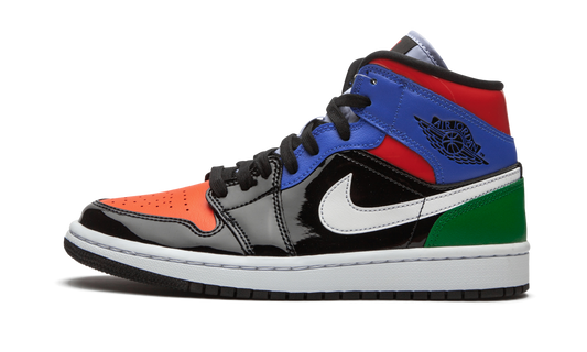 AIR JORDAN 1 MID SE WMNS Multicolor Patent CV5276 001