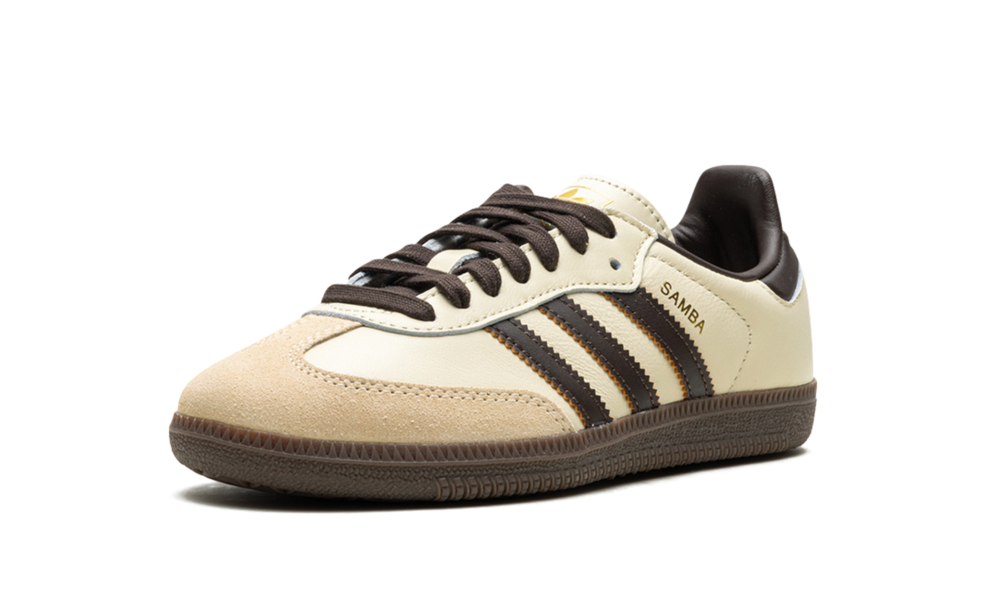 Adidas Samba OG "Cream White / Dark Brown" JR2660