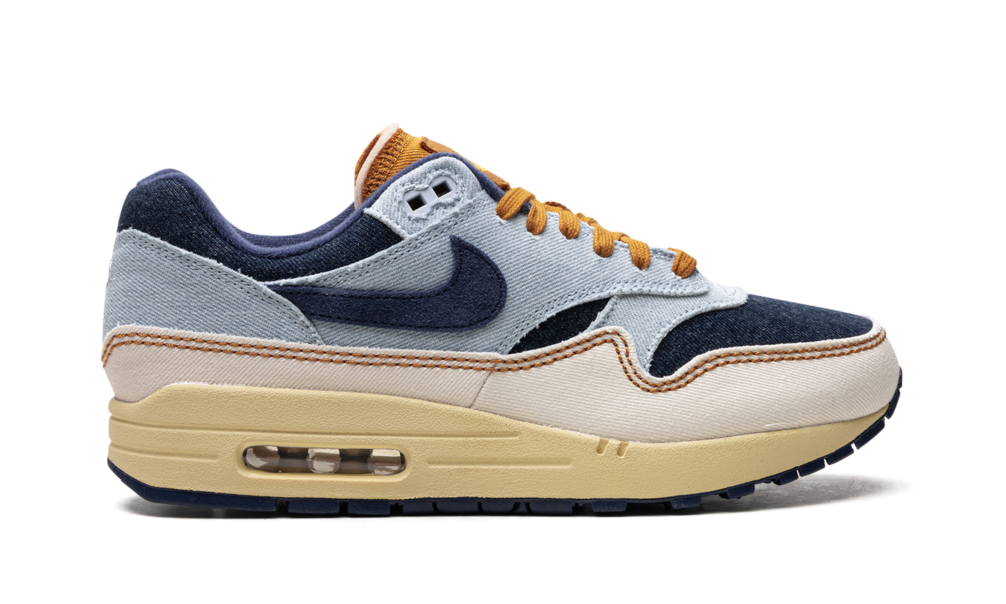 Nike AIR MAX 1 '87 WMNS "AURA / MIDNIGHT NAVY / PALE IVORY" FQ8900 440
