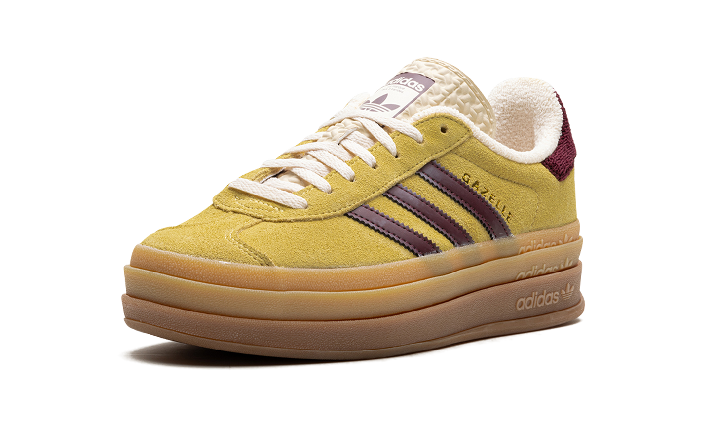 Adidas Gazelle Bold Platform WMNS "Yellow Burgundy" IF5937