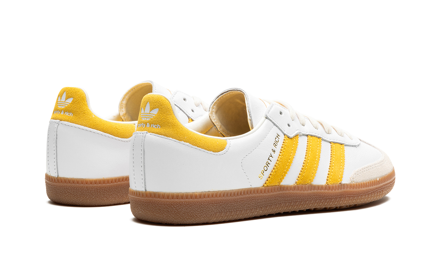 Adidas Samba OG "SPORTY & RICH - White Bold Gold" IF5661