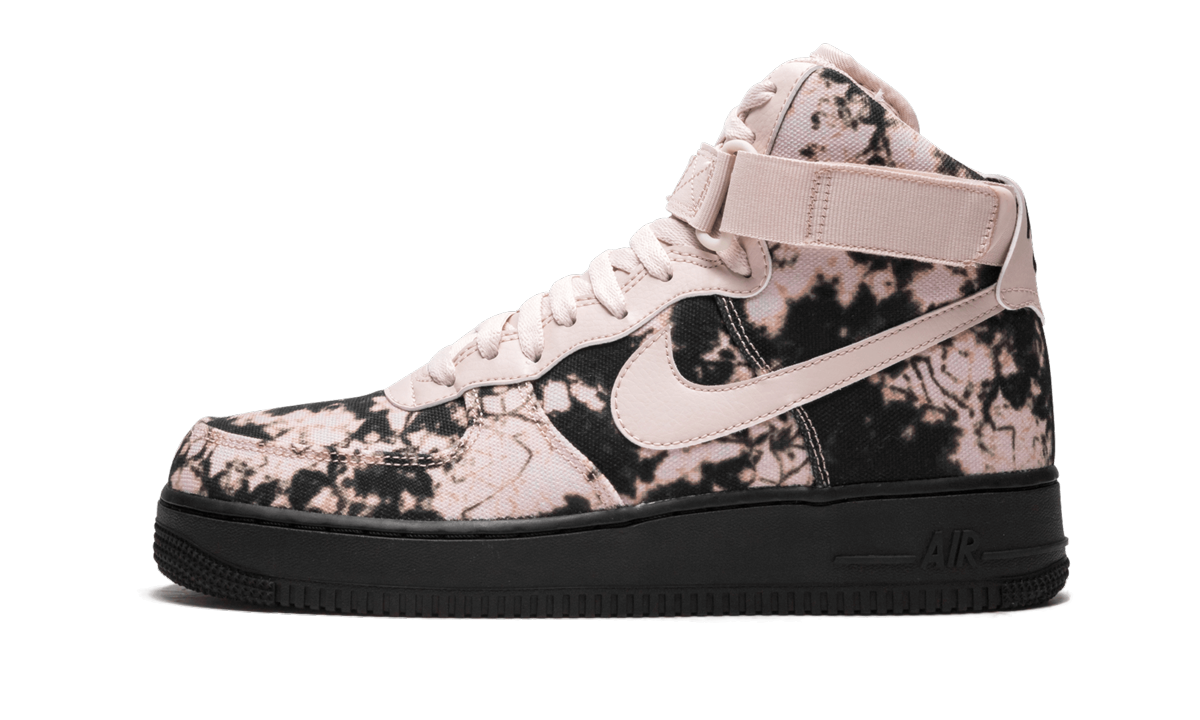 Nike Air Force 1 High Print "BLACK / PARTICLE BEIGE" AR1954 001